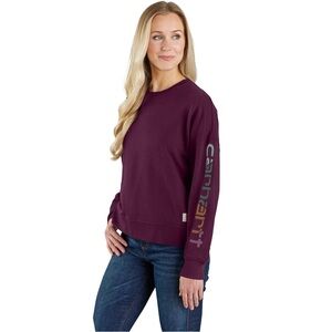 Carhartt Women’s Tencel™ Fiber Series Loose Fit Sweatshirt – Size L